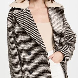 Rag & Bone Mina Cocoon Plaid Coat